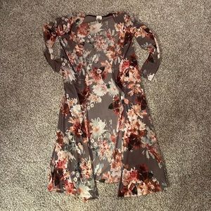 Floral duster from the buckle